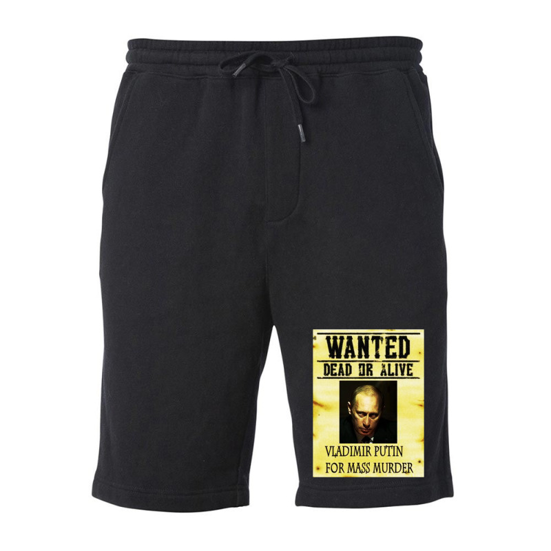 Wanted Dead Or Alive Putin Fleece Short | Artistshot