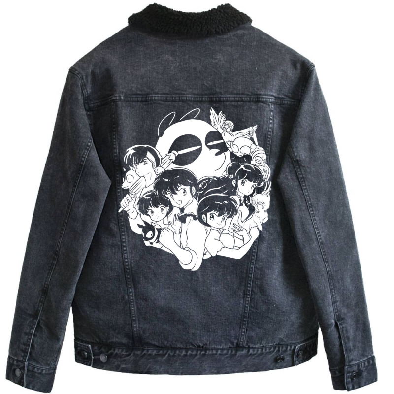 Ranma Unisex Sherpa-lined Denim Jacket | Artistshot