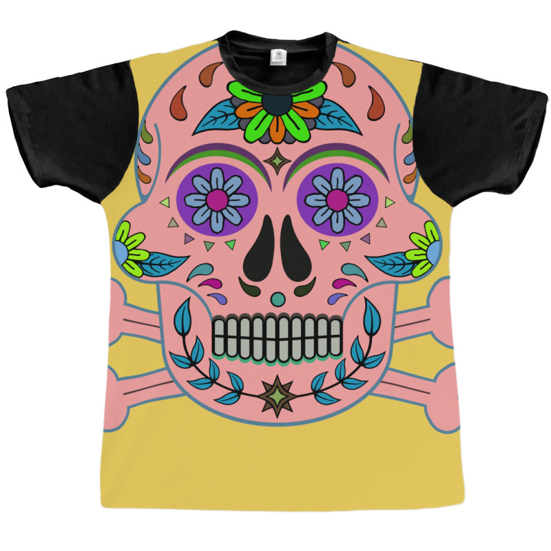 Dead Head Pink Graphic T-shirt by yekbunyeikels | Artistshot