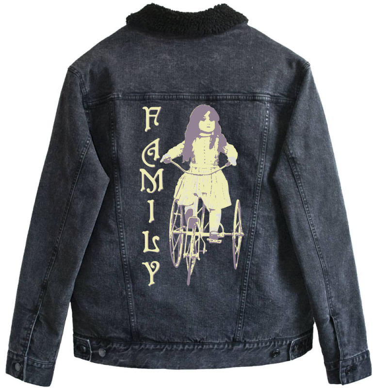 Family Too Unisex Sherpa-Lined Denim Jacket by yekbunyeikels | Artistshot