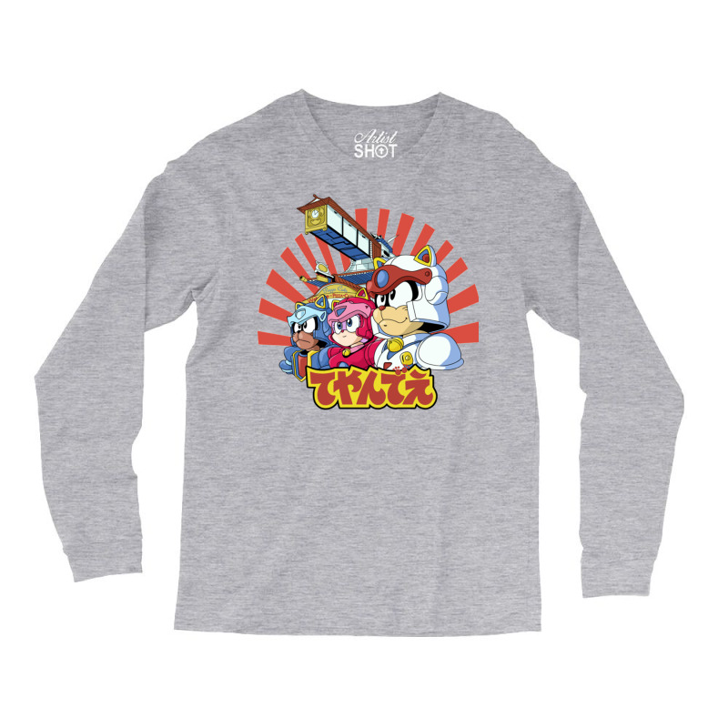 Samurai Pizza Caaats! Long Sleeve Shirts | Artistshot