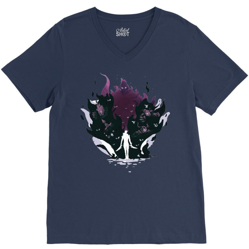 Shadow Monarch V-neck Tee | Artistshot