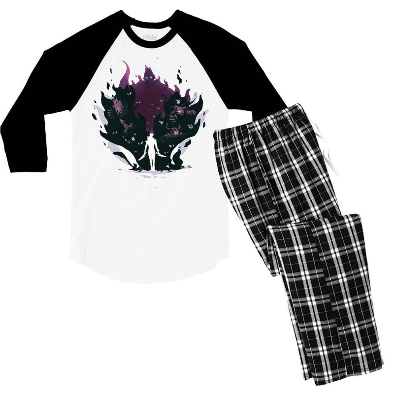 Shadow Monarch Men's 3/4 Sleeve Pajama Set | Artistshot