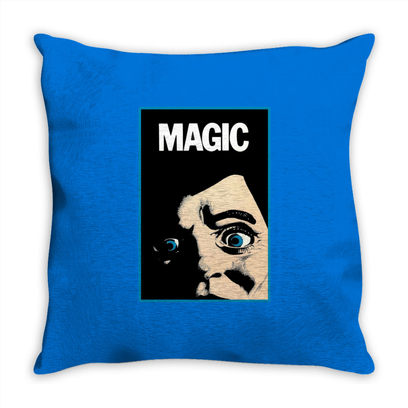 Magic   Vector Dummy（1978）☆vhsgasm Video☆   Horror Merch Throw Pillow | Artistshot