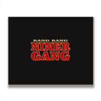 Baffling Bang Bang Niner Gang Metal Print Horizontal | Artistshot