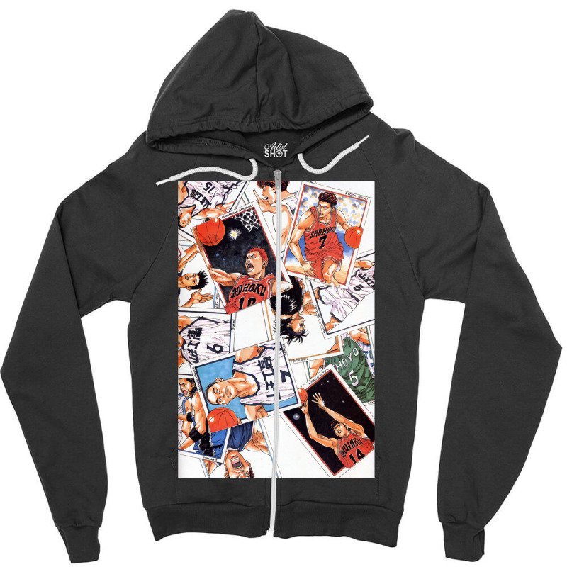 Slam Dunk 3 Zipper Hoodie | Artistshot