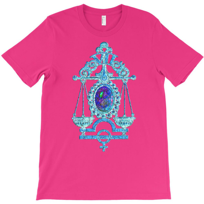 Libra In Ancient Blue T-Shirt by yekbunyeikels | Artistshot