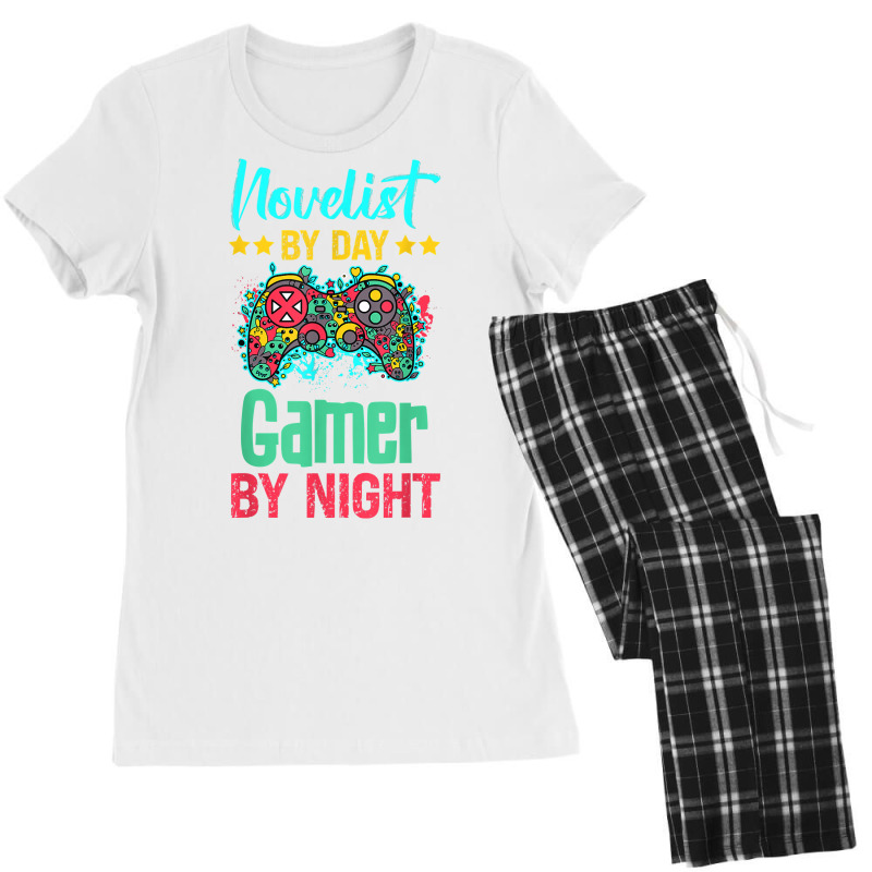 Novelist Gaming Lover Funny Novelty Shirt. T Shirt Women's Pajamas Set by simonettemjnn | Artistshot