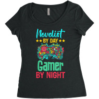 Novelist Gaming Lover Funny Novelty Shirt. T Shirt Women's Triblend Scoop T-shirt | Artistshot