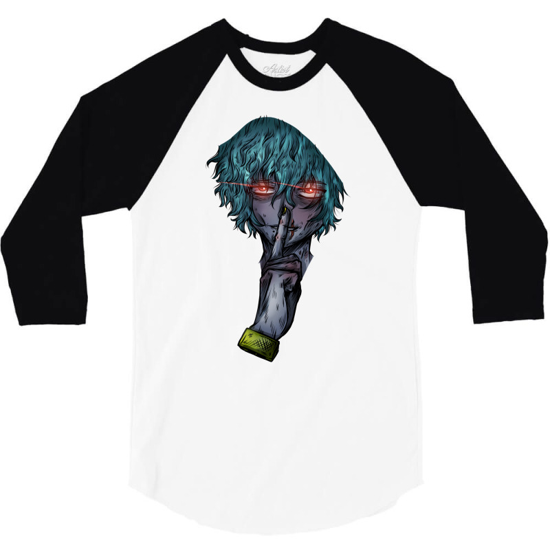 Silence! Shigaraki Tomura 3/4 Sleeve Shirt by nompilyasr | Artistshot