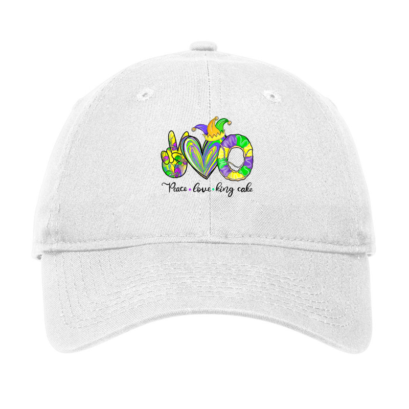 Peace Love King Cake Mardi Gras Tshirt Men Women Kids T Shirt Adjustable Cap | Artistshot