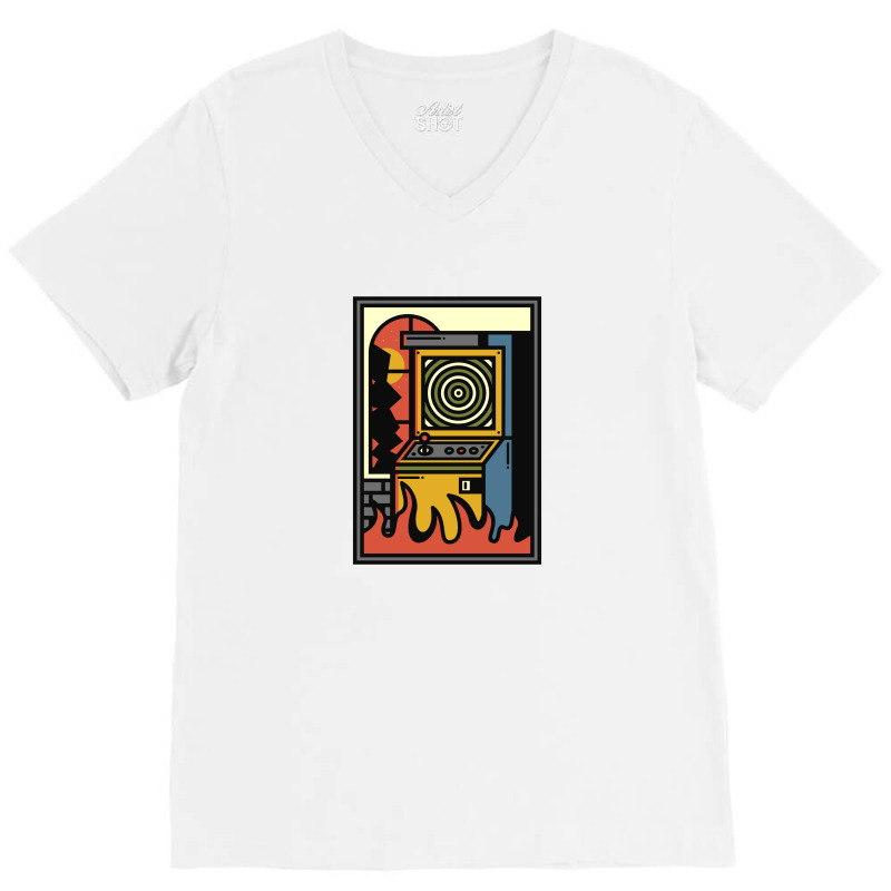 Kill The Arcade V-neck Tee | Artistshot