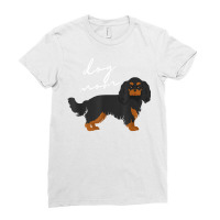 Black & Tan Cavalier King Charles Spaniel Dog Mom Woman T Shirt Ladies Fitted T-shirt | Artistshot