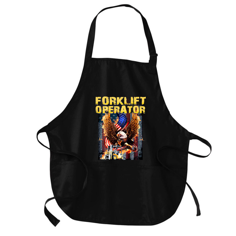 Forklift Operator Medium-length Apron | Artistshot