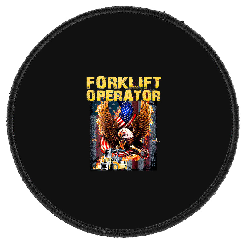 Forklift Operator Round Patch | Artistshot