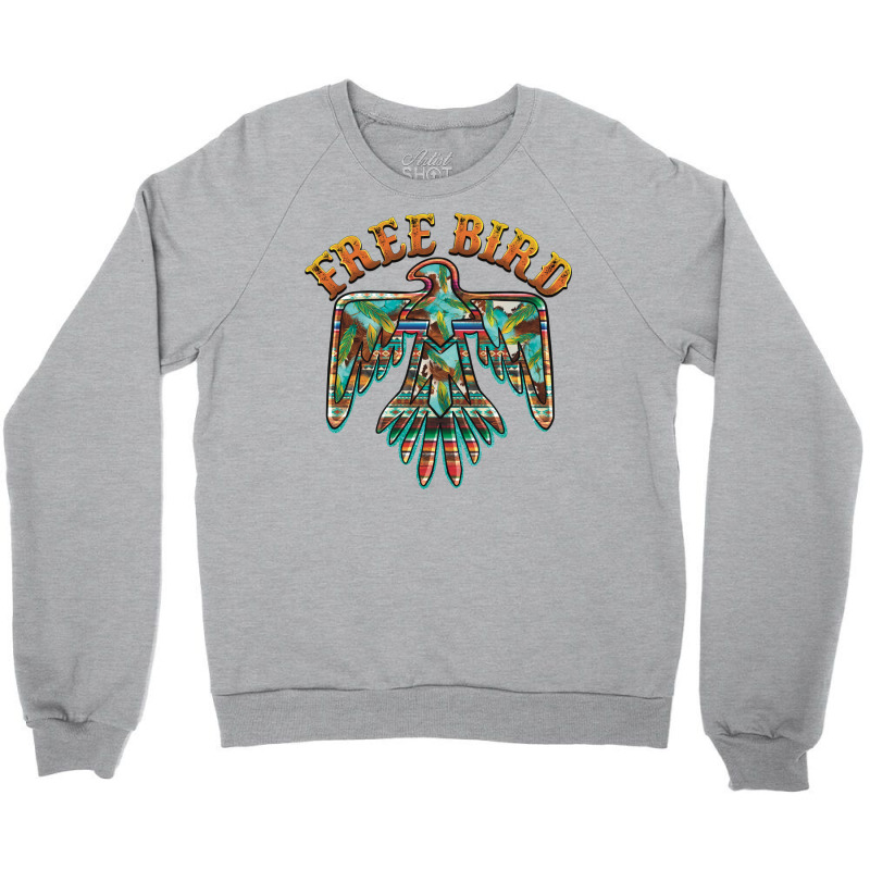 Free Bird Feathers Thunderbird Crewneck Sweatshirt | Artistshot