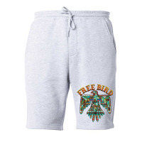 Free Bird Feathers Thunderbird Fleece Short | Artistshot