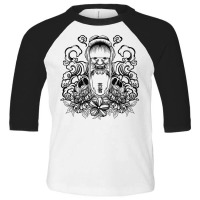 Samurai Warrior Geisha, Hannya Oni Mask Japan Anime T Shirt Toddler 3/4 Sleeve Tee | Artistshot