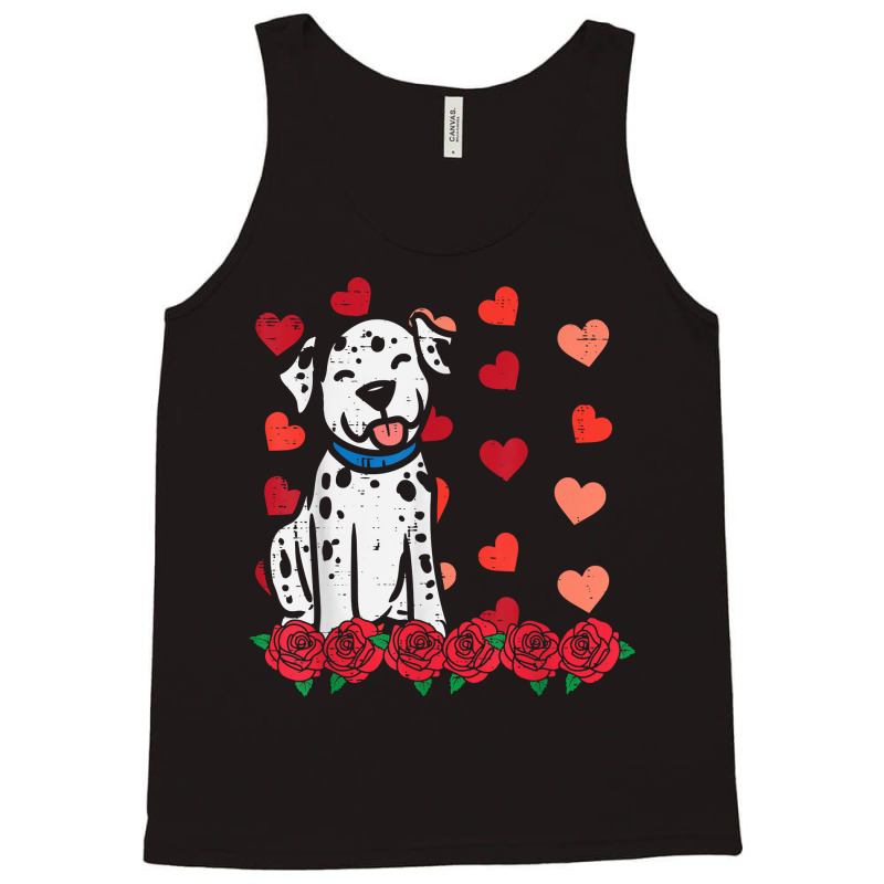 Valentines Day Dalmatian Dog Cute Men Women Kids Toddlers T Shirt Tank Top by latodorjnb | Artistshot