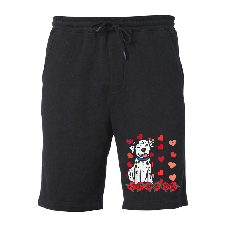 Valentines Day Dalmatian Dog Cute Men Women Kids Toddlers T Shirt Fleece Short by latodorjnb | Artistshot