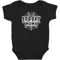 Cute Spider Web Spooky Mama Women's Halloween Baby Bodysuit | Artistshot