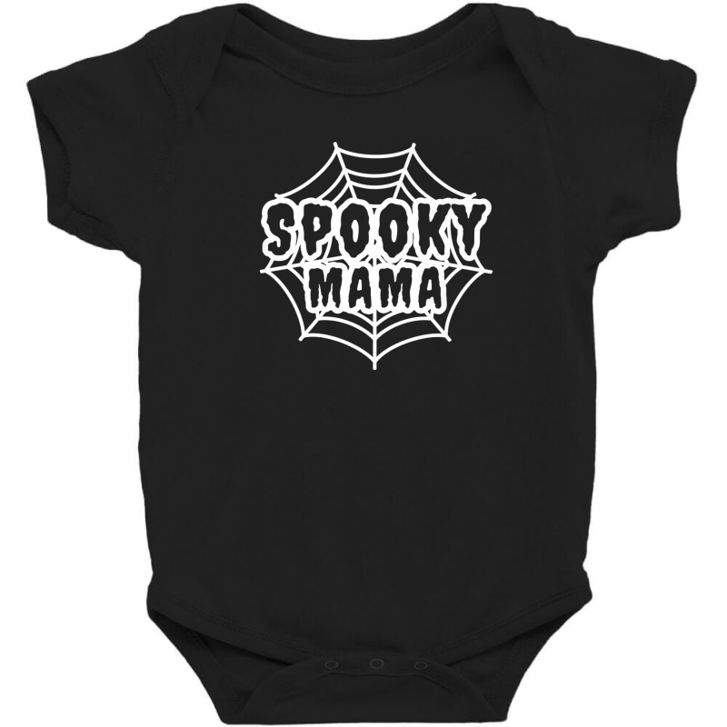 Cute Spider Web Spooky Mama Women's Halloween Baby Bodysuit | Artistshot