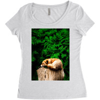 Fox Women's Triblend Scoop T-shirt | Artistshot