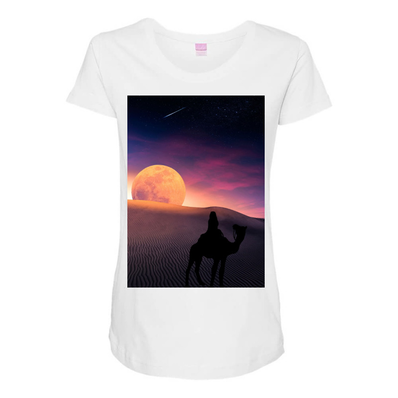 Desert Maternity Scoop Neck T-shirt | Artistshot