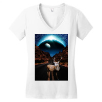 Deer Women's V-neck T-shirt | Artistshot