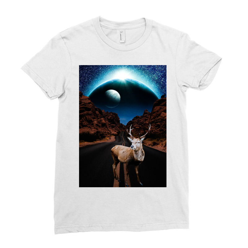 Deer Ladies Fitted T-shirt | Artistshot