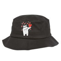 Valentines Day Polar Bear Dab Boys Girls Kids Toddler Baby T Shirt Bucket Hat | Artistshot