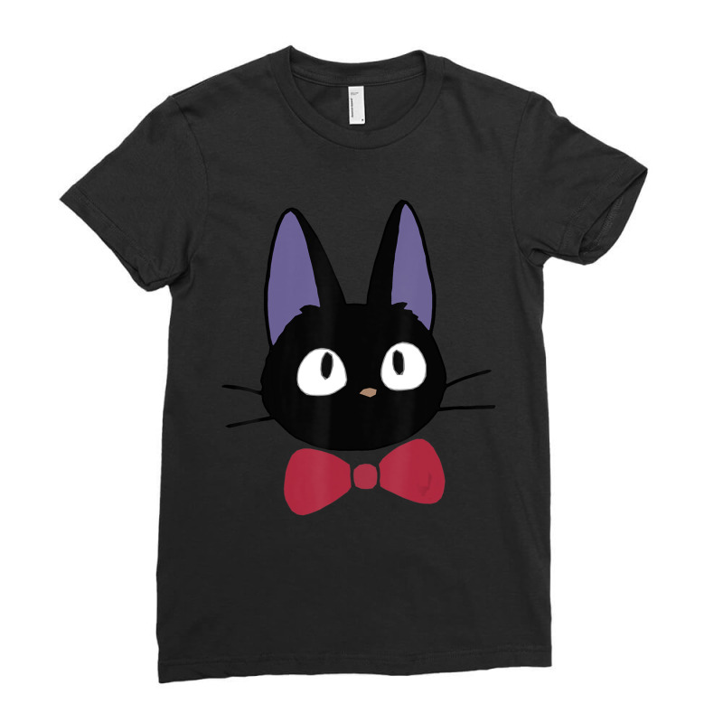 Studio Delivery Service Jiji Black Cat Anime Ladies Fitted T-Shirt by namnguyen | Artistshot