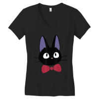 Studio Delivery Service Jiji Black Cat Anime Women's V-neck T-shirt | Artistshot