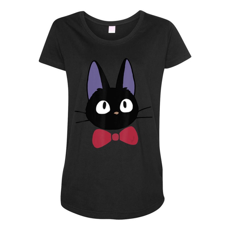 Studio Delivery Service Jiji Black Cat Anime Maternity Scoop Neck T-shirt by namnguyen | Artistshot