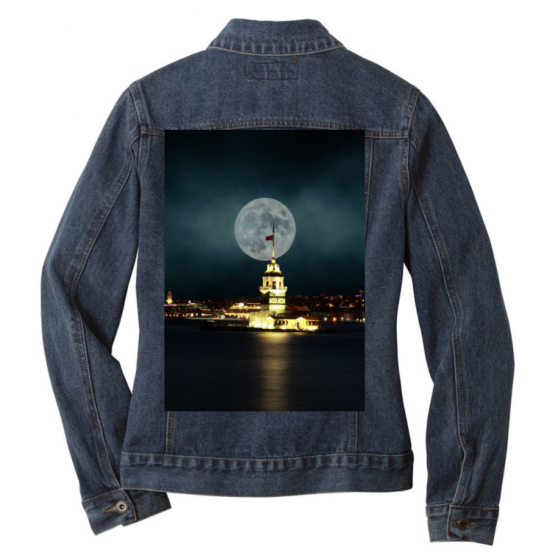 City Ladies Denim Jacket by Ozarts | Artistshot