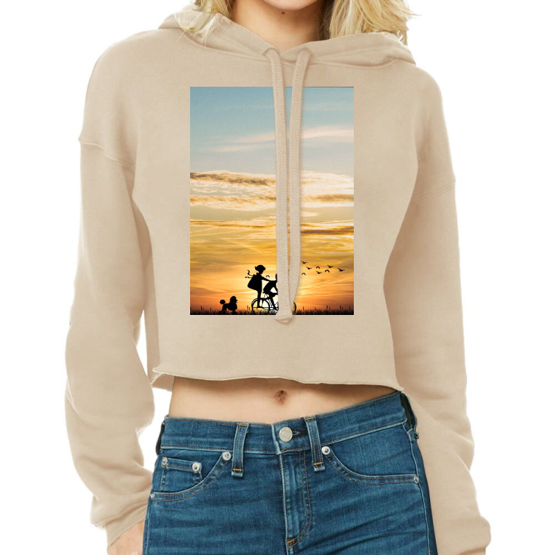 Bicycle Cropped Hoodie | Artistshot