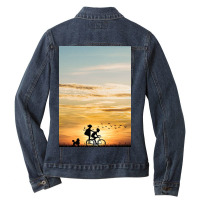 Bicycle Ladies Denim Jacket | Artistshot