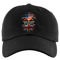 American Grown British Roots United Kingdoom Flag Usa Kids Cap | Artistshot