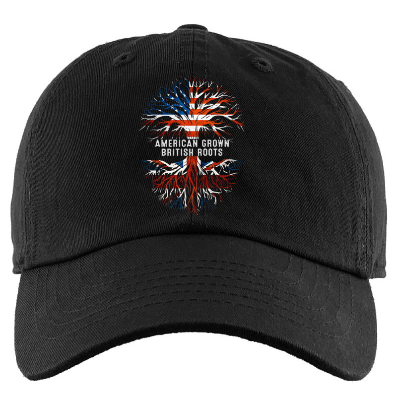 American Grown British Roots United Kingdoom Flag Usa Kids Cap by DaniArt | Artistshot