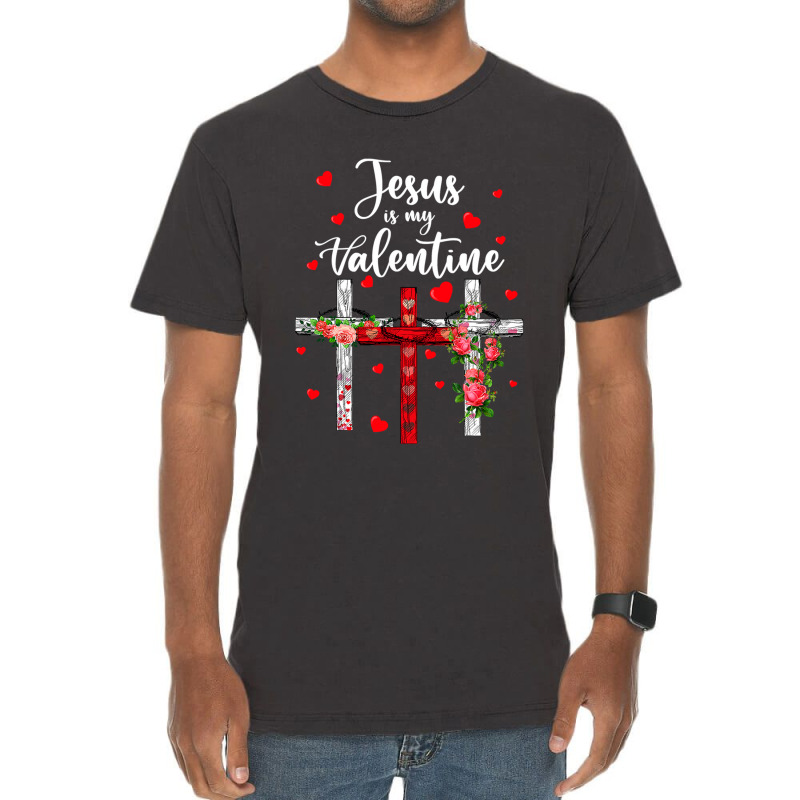 Christian Valentine Day 2022 Jesus Is My Valentine Vintage T-shirt | Artistshot