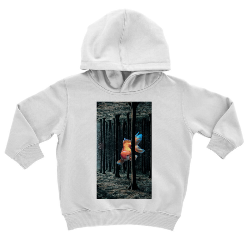 Fish In The Forest Toddler Hoodie by Sherif.arts | Artistshot