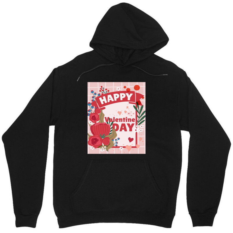 Happy Valentine Day Unisex Hoodie | Artistshot