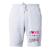 Love Is In The Air Happy Valentines Day Fleece Short | Artistshot