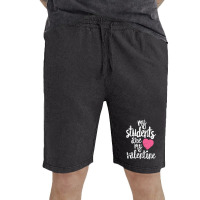 My Students Are My Valentine Valentines Day Teacher Vintage Short | Artistshot