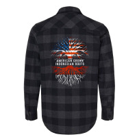 American Grown Indonesian Roots Tree Indonesia Flag Usa Flannel Shirt | Artistshot