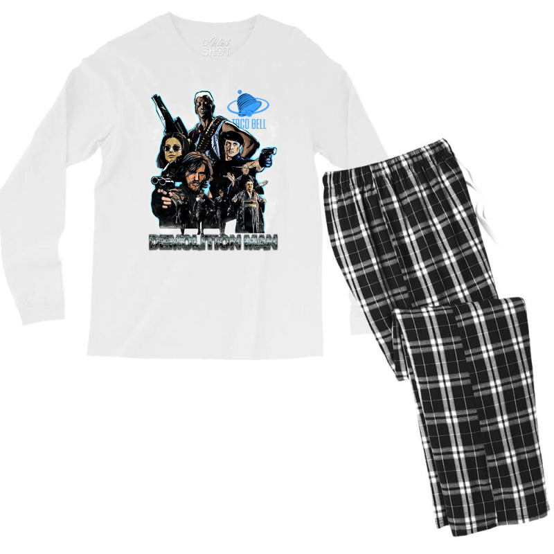 Demolition Man Men's Long Sleeve Pajama Set by coguaergina9 | Artistshot