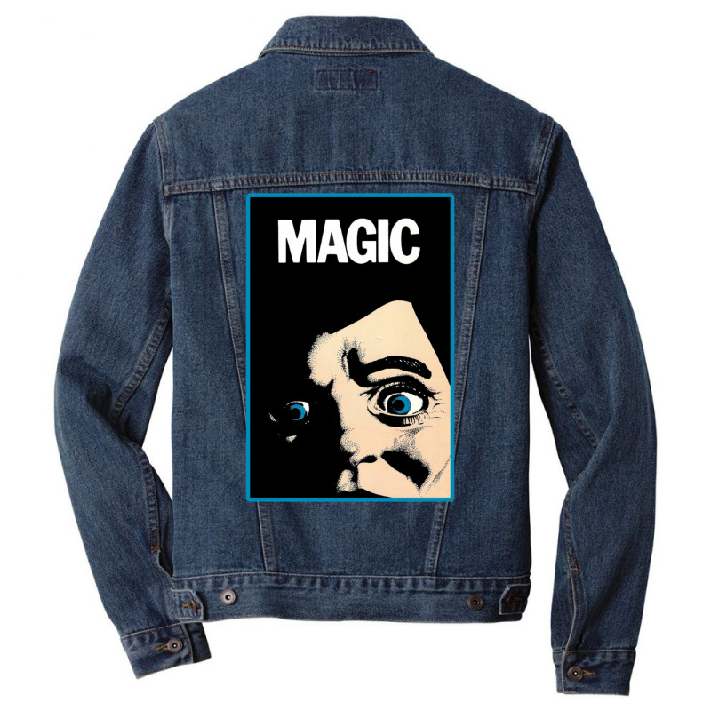 Magic   Vector Dummy（1978）☆vhsgasm Video☆   Horror Merch Men Denim Jacket | Artistshot