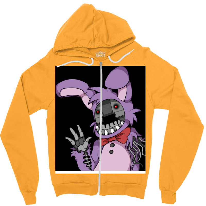 Dismantled Bonnie Zipper Hoodie by coguaergina9 | Artistshot