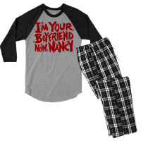 Don't Fall Asleep Men's 3/4 Sleeve Pajama Set | Artistshot