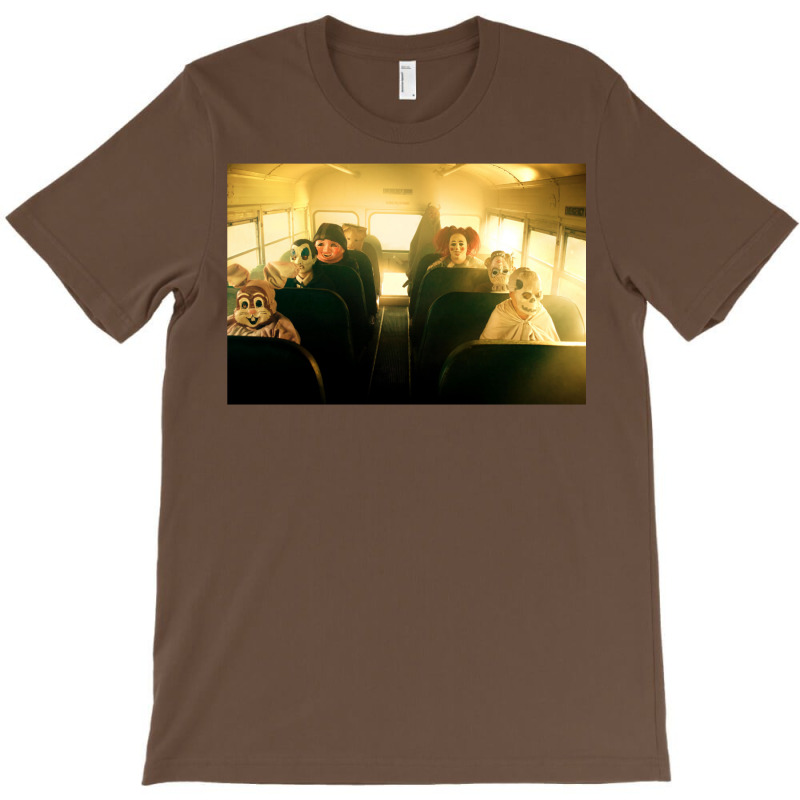 Masked School Bus Goers T-shirt | Artistshot